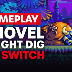 Shovel Knight Dig Nintendo Switch Gameplay