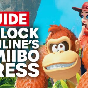 Unlock Pauline's Diva Dress With or WITHOUT the amiibo in Donkey Kong Bananza