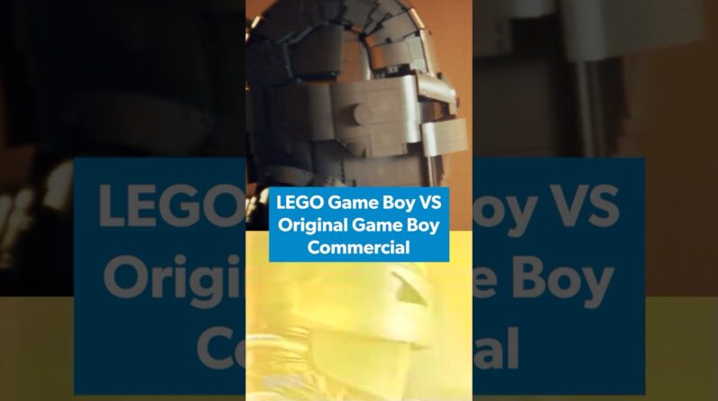 Gameboy (1989) vs LEGO Gameboy (2025) Advert showdown! #SDCC #Gameboy #LEGO
