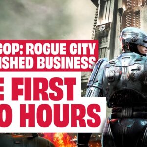 Robocop: Rogue City - Unfinished Business PS5 Gameplay - THE FIRST TWO HOURS!
