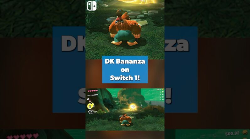 Did you know #DonkeyKongBananza started life on #Switch 1? Here's how it looked!