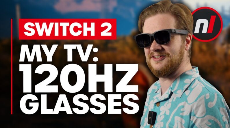 This 120hz Switch 2 Compatible Screen Is... Glasses