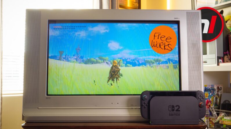 We Tested Switch 2 On A 16:9 CRT - It's Glorious