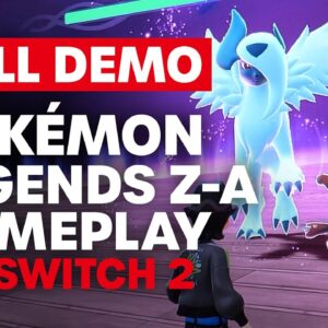 NEW Pokemon Legends: Z-A Nintendo Switch 2 Gameplay