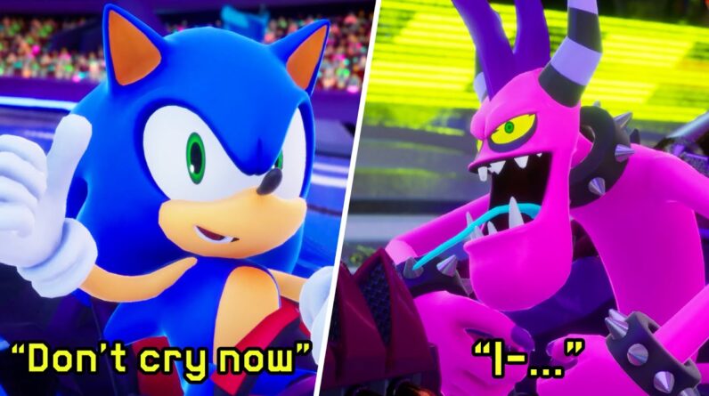 Sonic Roasts His Rivals in Sonic Racing Crossworlds (Character Dialogue)