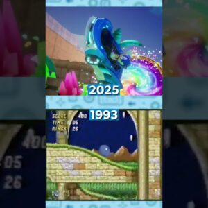 Sonic Crossworlds Promo (2025) vs SEGA Blast Processing commercial (1993) #eurogamer #sonic #sega