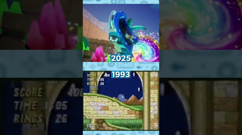 Sonic Crossworlds Promo (2025) vs SEGA Blast Processing commercial (1993) #eurogamer #sonic #sega