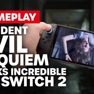Resident Evil Requiem Looks Incredible On Switch 2 - Gameplay