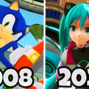 Every Time HATSUNE MIKU and SONIC Have Appeared in the Same Game