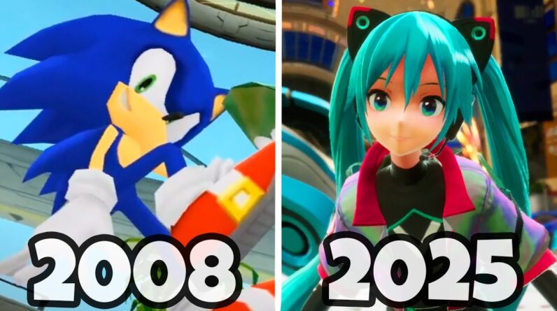 Every Time HATSUNE MIKU and SONIC Have Appeared in the Same Game